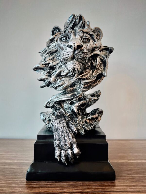 Escultura de león