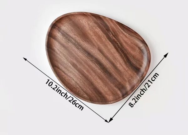 Platos irregulares de madera - Image 5